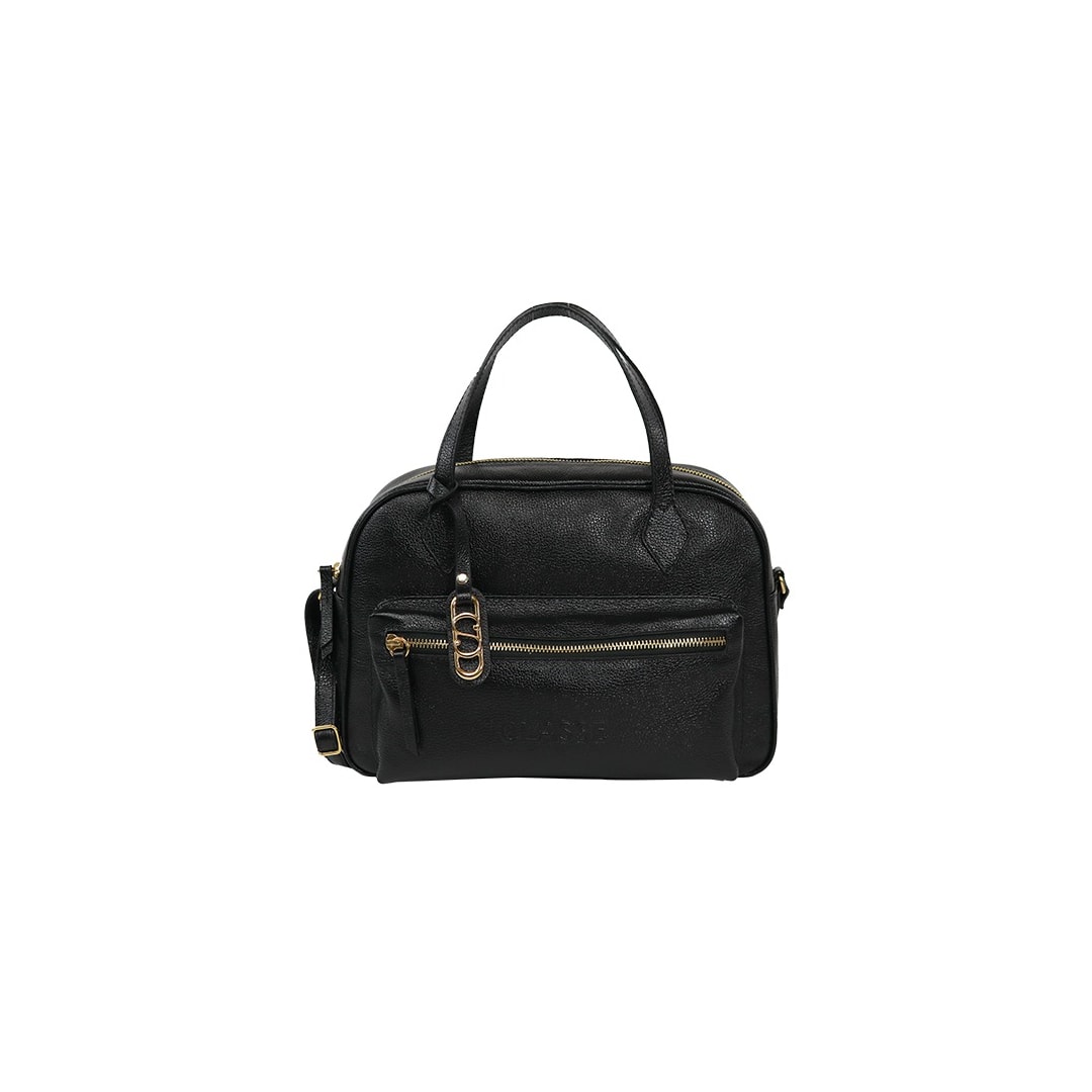 Bolsa Classe Feminina Camera Bag De Couro 3278 Preto Bolsa Classe Feminina Camera Bag De Couro 3278 Preto