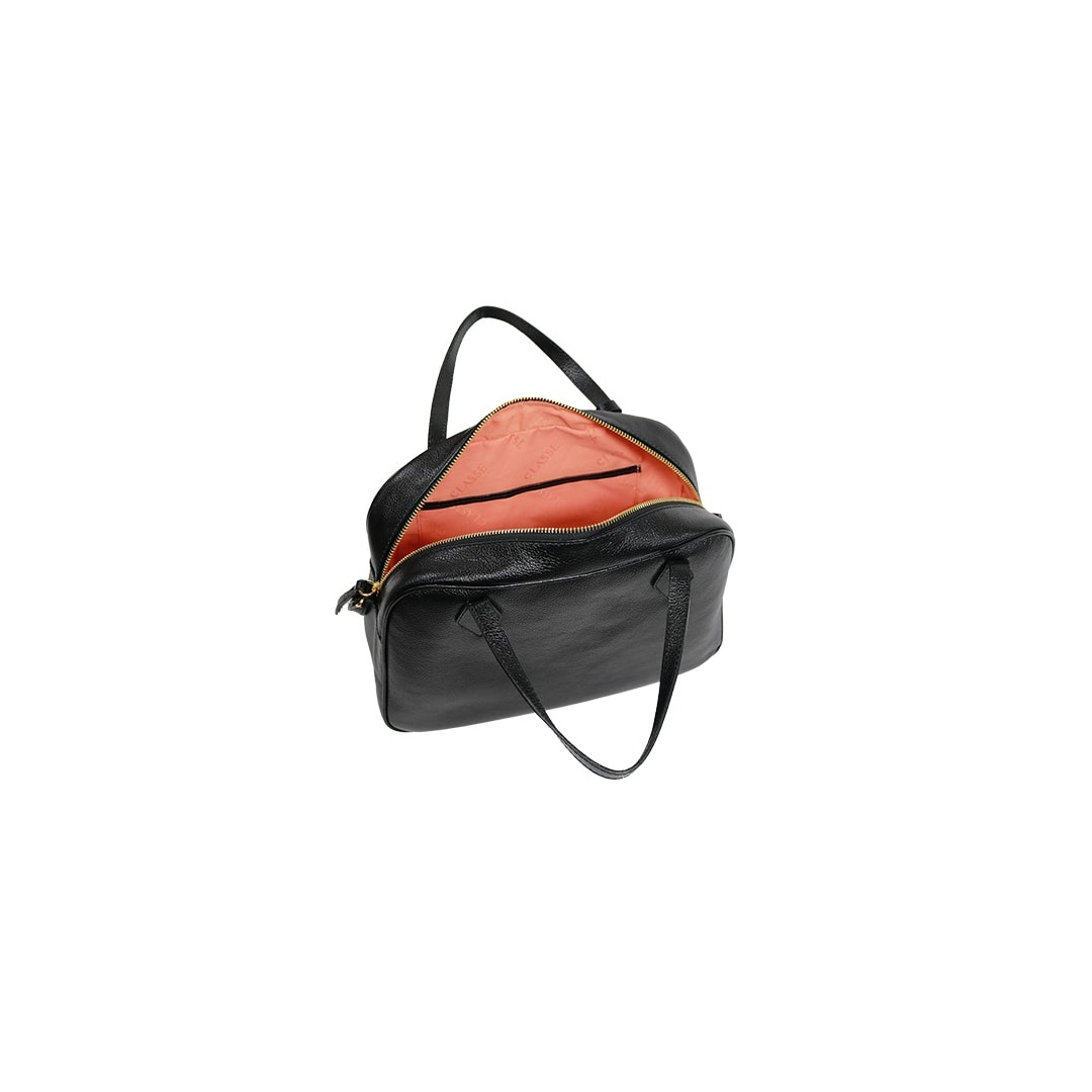 Bolsa Classe Feminina Camera Bag De Couro 3278 Preto Bolsa Classe Feminina Camera Bag De Couro 3278 Preto
