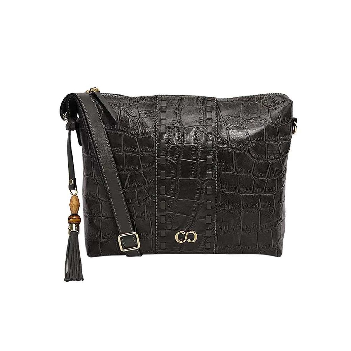 Bolsa Classe Feminina Croosbody De Couro 1751-4 Floresta Bolsa Classe Feminina Croosbody De Couro 1751-4 Floresta