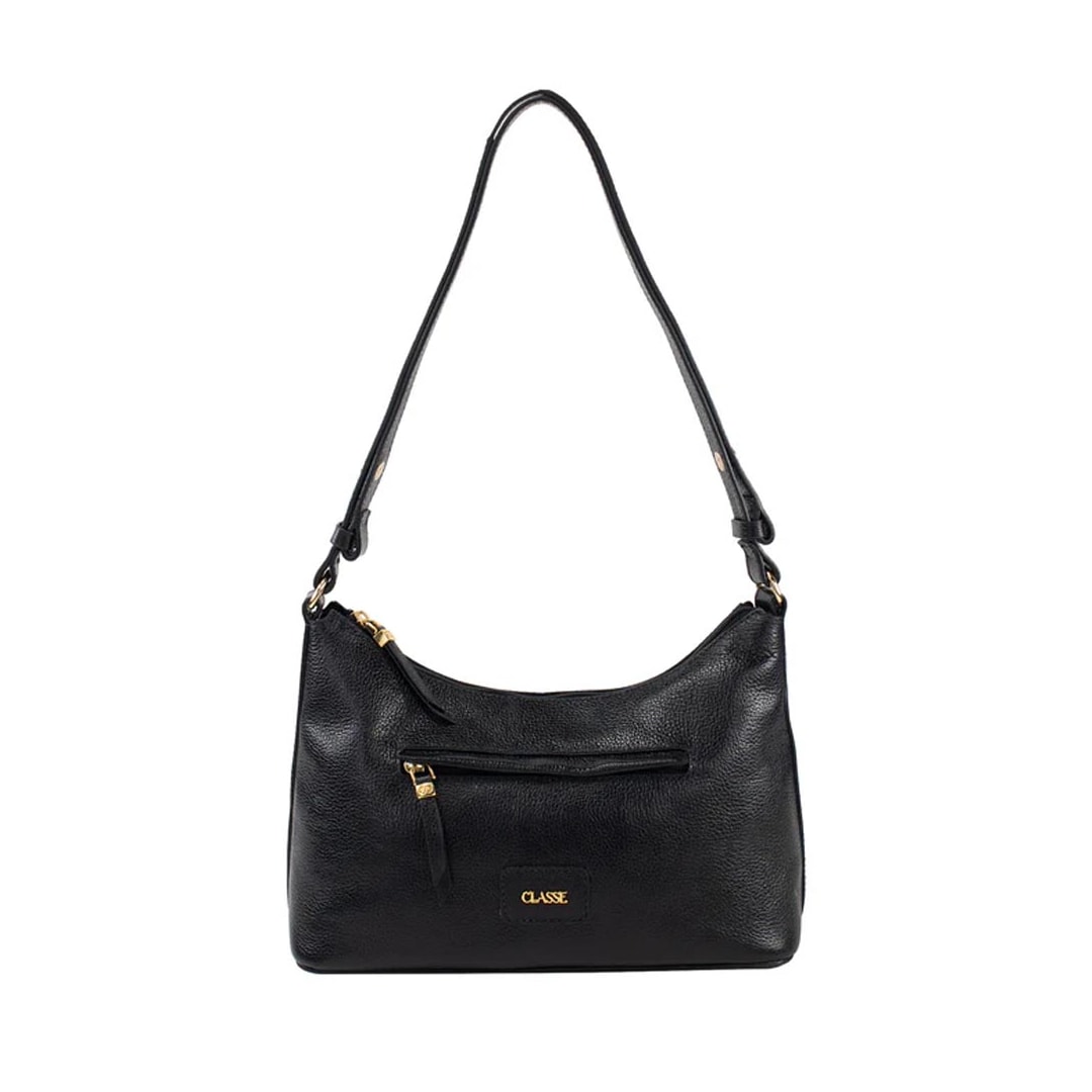Bolsa Classe Feminina De Couro 3475 Preto Bolsa Classe Feminina De Couro 3475 Preto