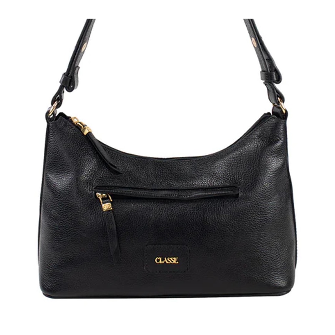 Bolsa Classe Feminina De Couro 3475 Preto Bolsa Classe Feminina De Couro 3475 Preto