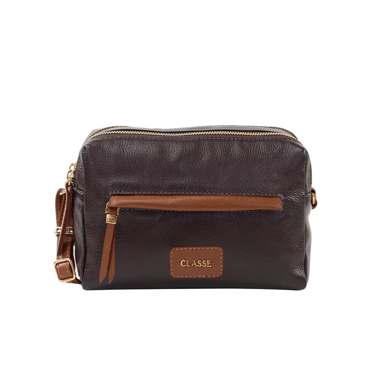 Bolsa Classe Feminina De Couro 3476 Chocolate Bolsa Classe Feminina De Couro 3476 Chocolate