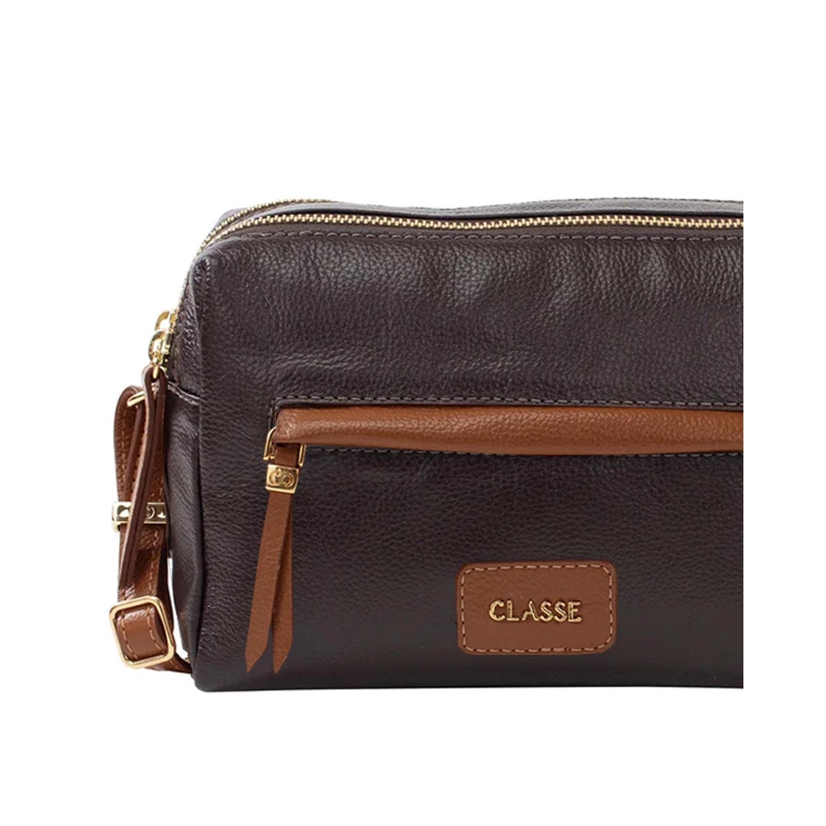 Bolsa Classe Feminina De Couro 3476 Chocolate Bolsa Classe Feminina De Couro 3476 Chocolate