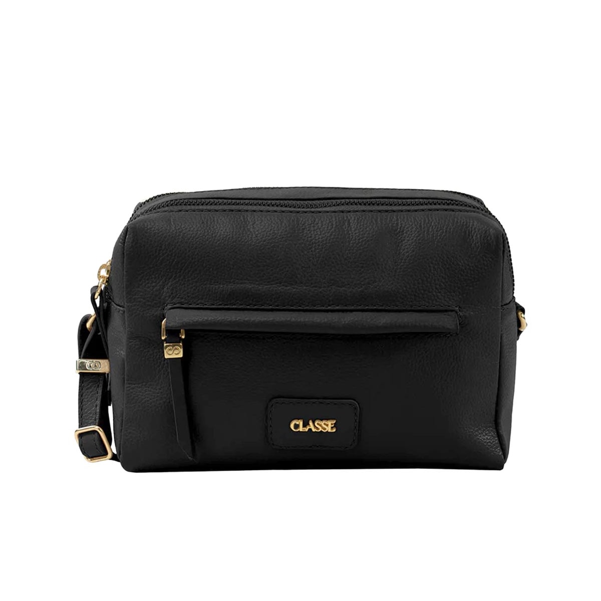 Bolsa Classe Feminina De Couro 3476 Preto Bolsa Classe Feminina De Couro 3476 Preto