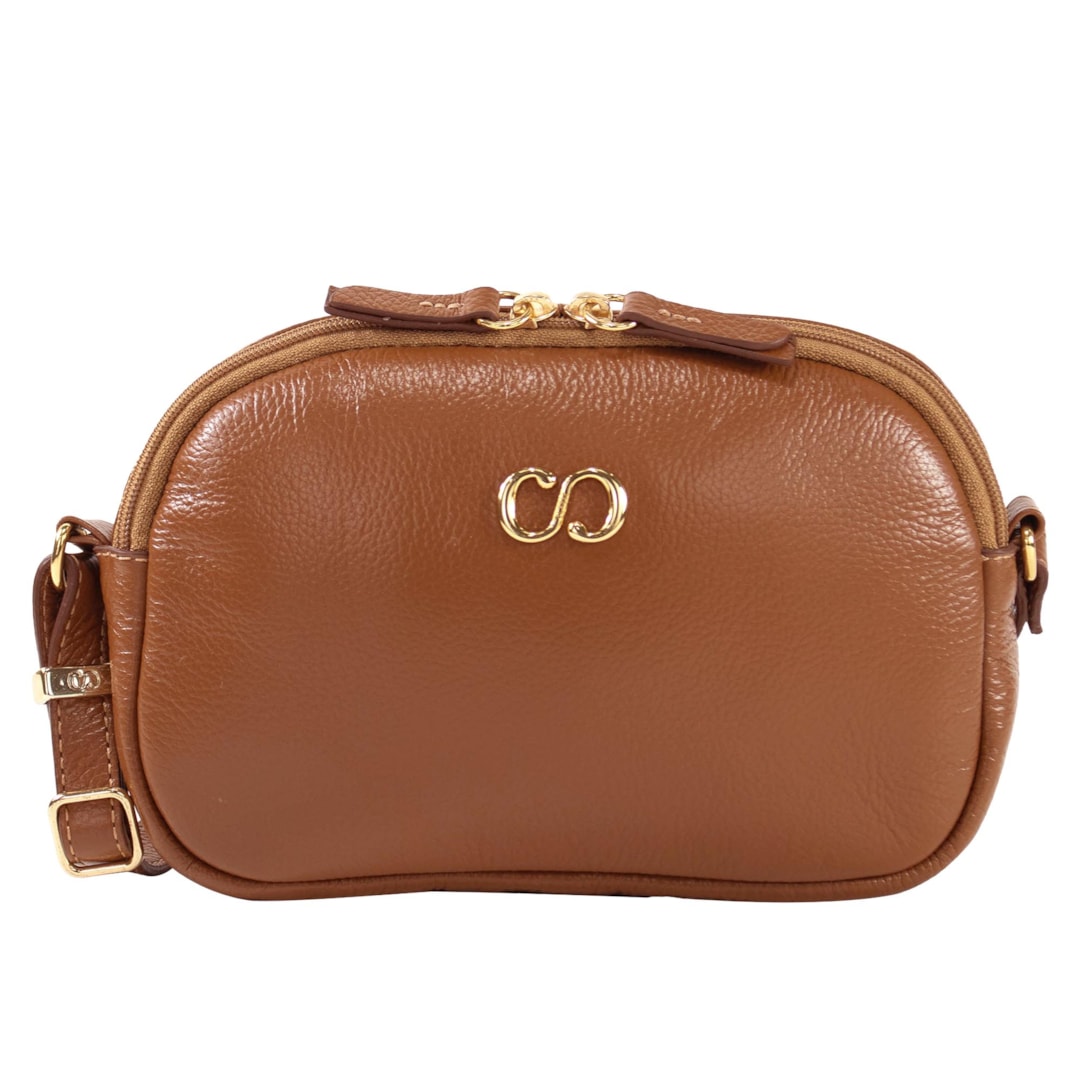 Bolsa Classe Feminina De Couro 3504 Nocciola