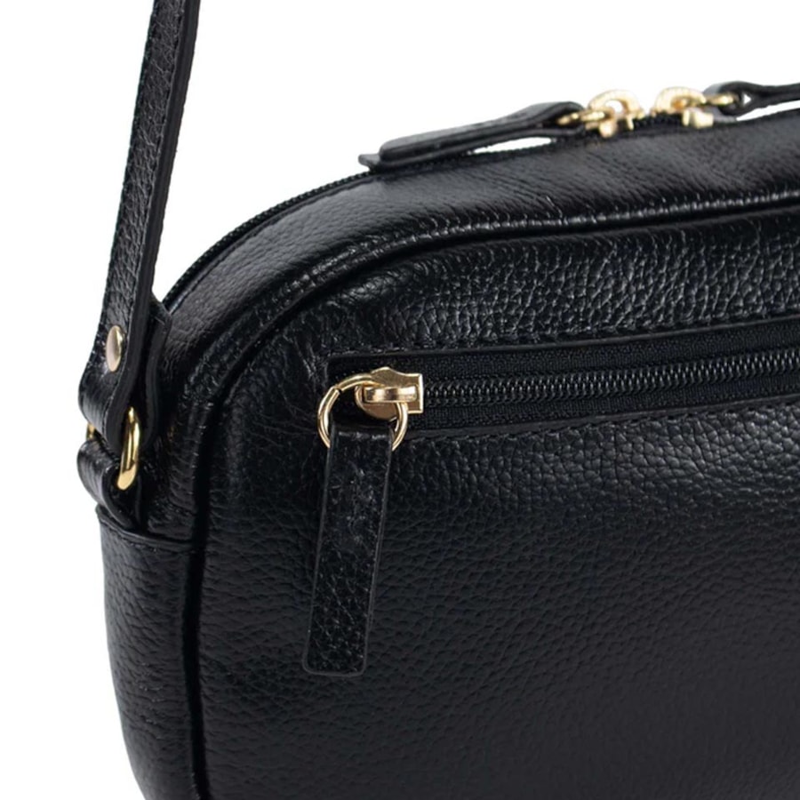 Bolsa Classe Feminina De Couro 3504 Preto
