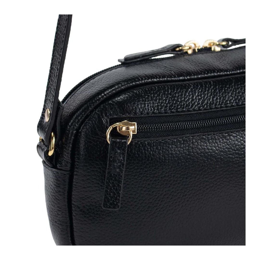 Bolsa Classe Feminina De Couro 3504 Preto Bolsa Classe Feminina De Couro 3504 Preto