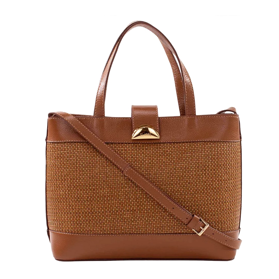 Bolsa Classe Feminina De Couro 3507 Tramado