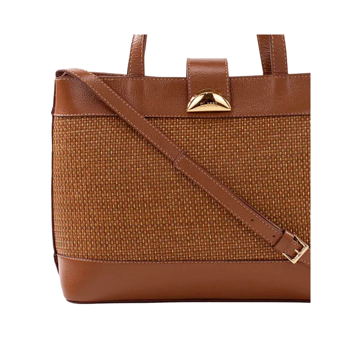 Bolsa Classe Feminina De Couro 3507 Tramado