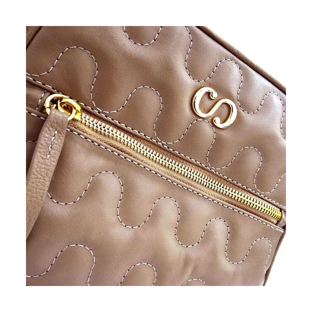 Bolsa Classe Feminina De Couro Bag 2977-2 Crepe Bolsa Classe Feminina De Couro Bag 2977-2 Crepe