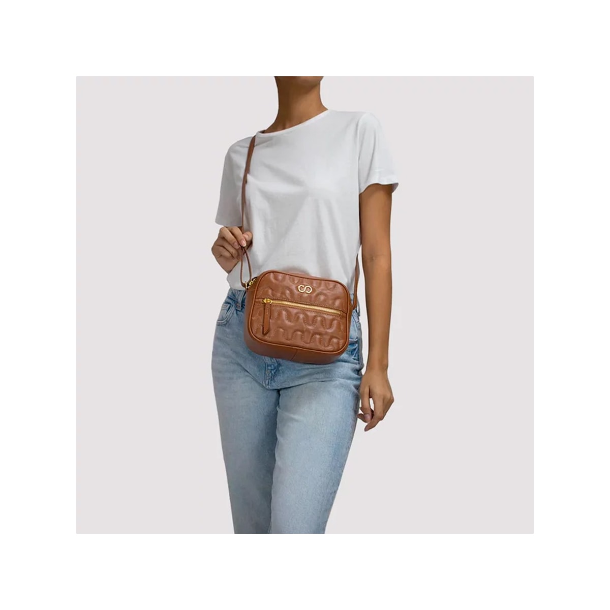 Bolsa Classe Feminina De Couro Bag 2977-2 Nocciola Bolsa Classe Feminina De Couro Bag 2977-2 Nocciola