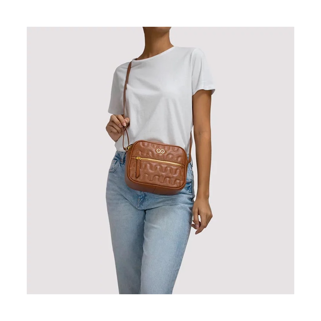 Bolsa Classe Feminina De Couro Bag 2977-2 Nocciola Bolsa Classe Feminina De Couro Bag 2977-2 Nocciola