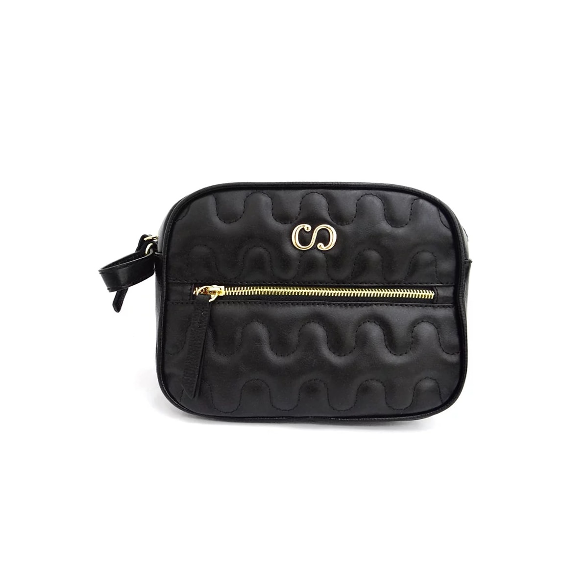 Bolsa Classe Feminina De Couro Bag 2977-2 Preto Bolsa Classe Feminina De Couro Bag 2977-2 Preto