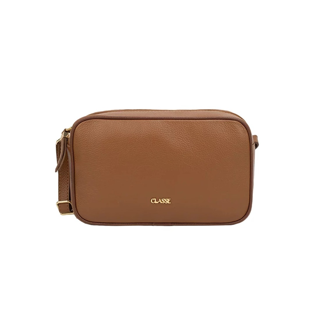 Bolsa Classe Feminina De Couro Camera Bag 3171 Nocciola Bolsa Classe Feminina De Couro Camera Bag 3171 Nocciola