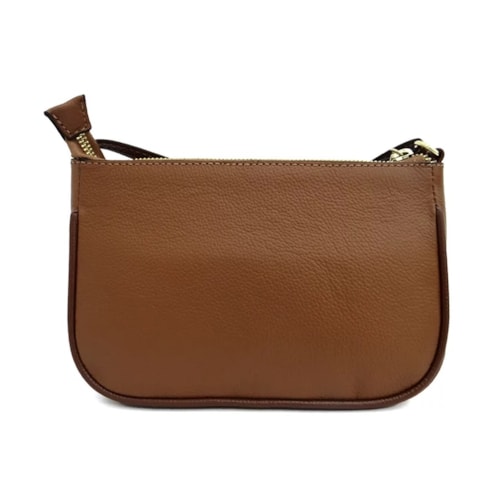 Bolsa Classe Feminina De Couro Croosbody 3016-2 Castor