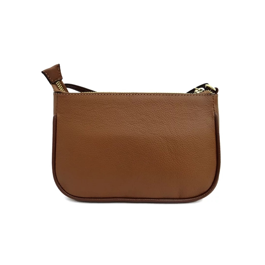 Bolsa Classe Feminina De Couro Croosbody 3016-2 Castor