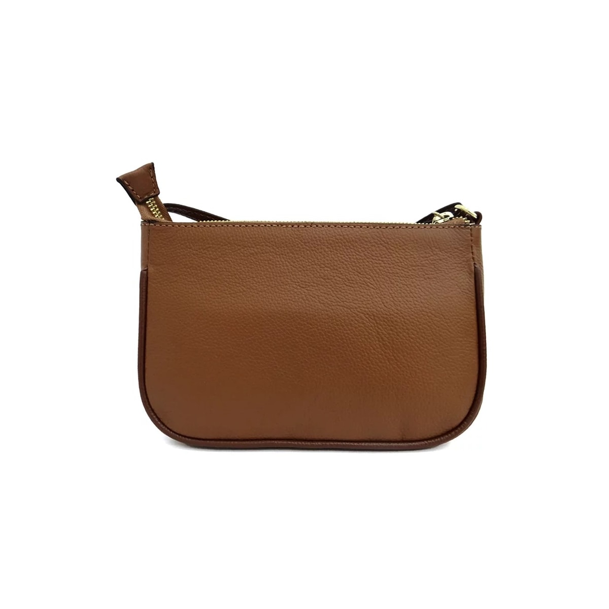 Bolsa Classe Feminina De Couro Croosbody 3016-2 Castor Bolsa Classe Feminina De Couro Croosbody 3016-2 Castor