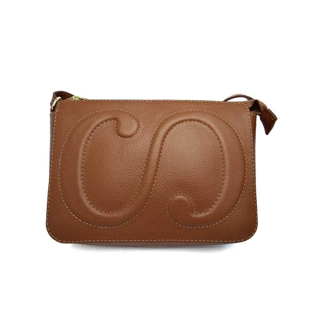 Bolsa Classe Feminina De Couro Croosbody 3116-3 Nocciola Bolsa Classe Feminina De Couro Croosbody 3116-3 Nocciola