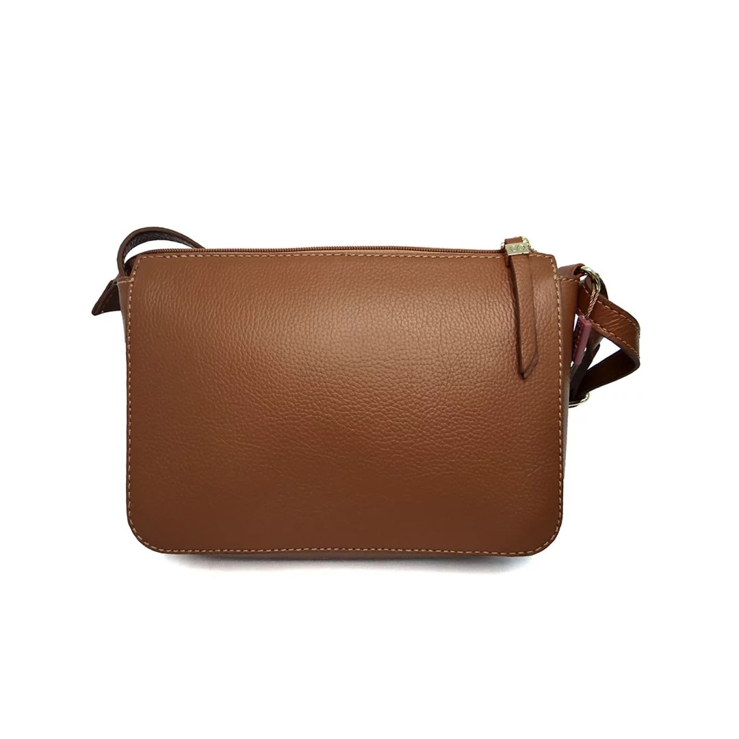 Bolsa Classe Feminina De Couro Croosbody 3116-3 Nocciola Bolsa Classe Feminina De Couro Croosbody 3116-3 Nocciola