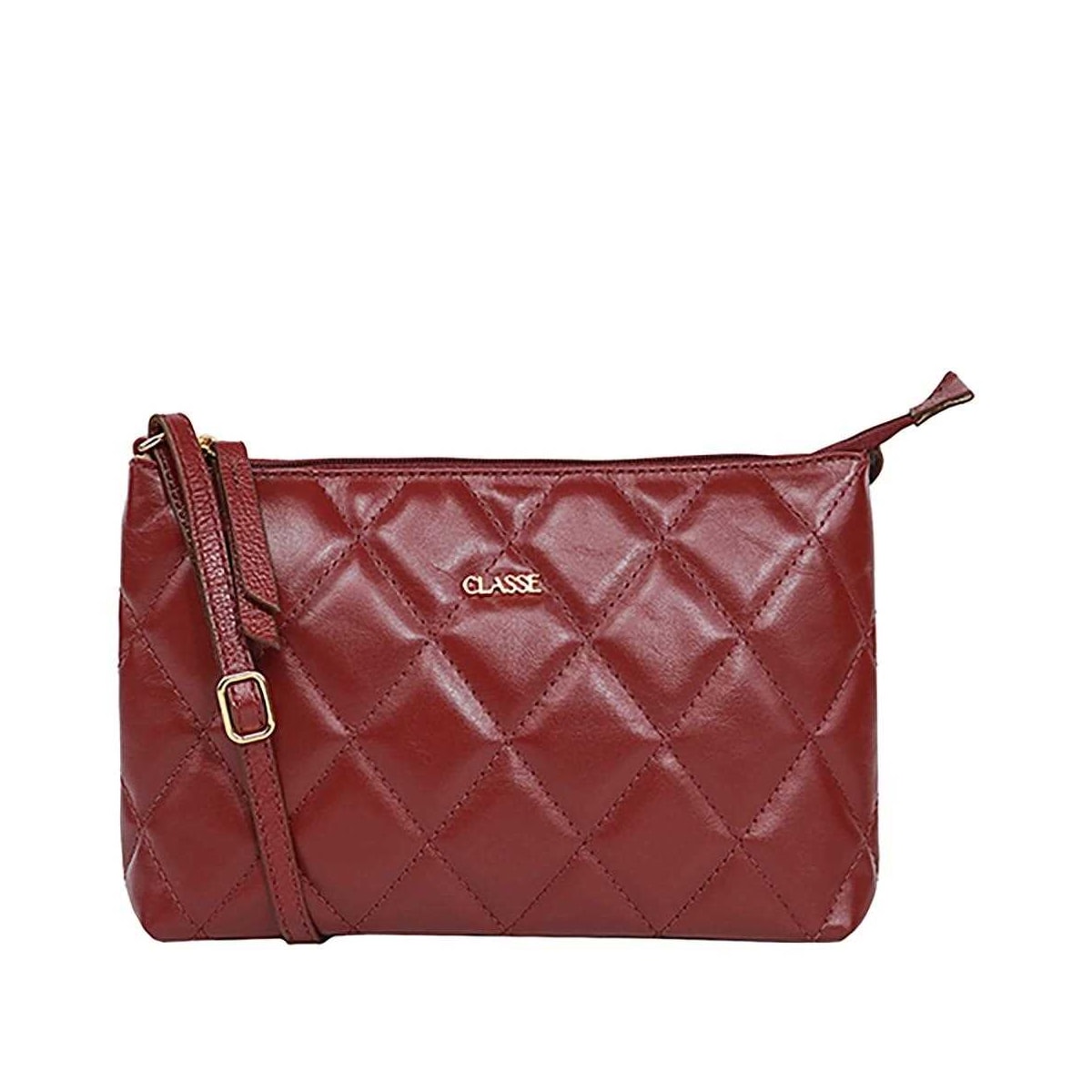 Bolsa Classe Feminina De Couro Croosbody 3151-2 Ruby Bolsa Classe Feminina De Couro Croosbody 3151-2 Ruby