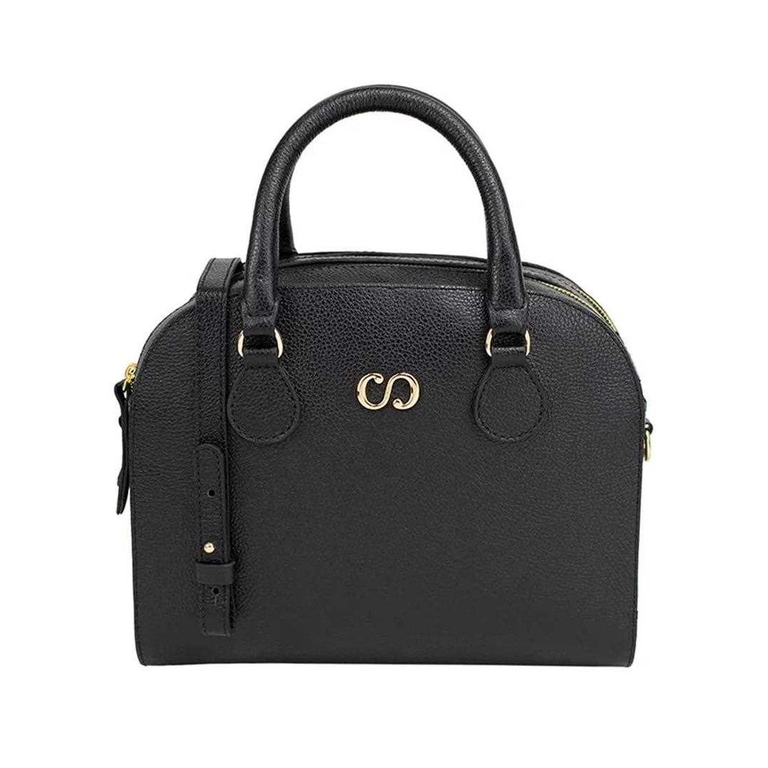 Bolsa Classe Feminina De Couro Tote 2987 Preto