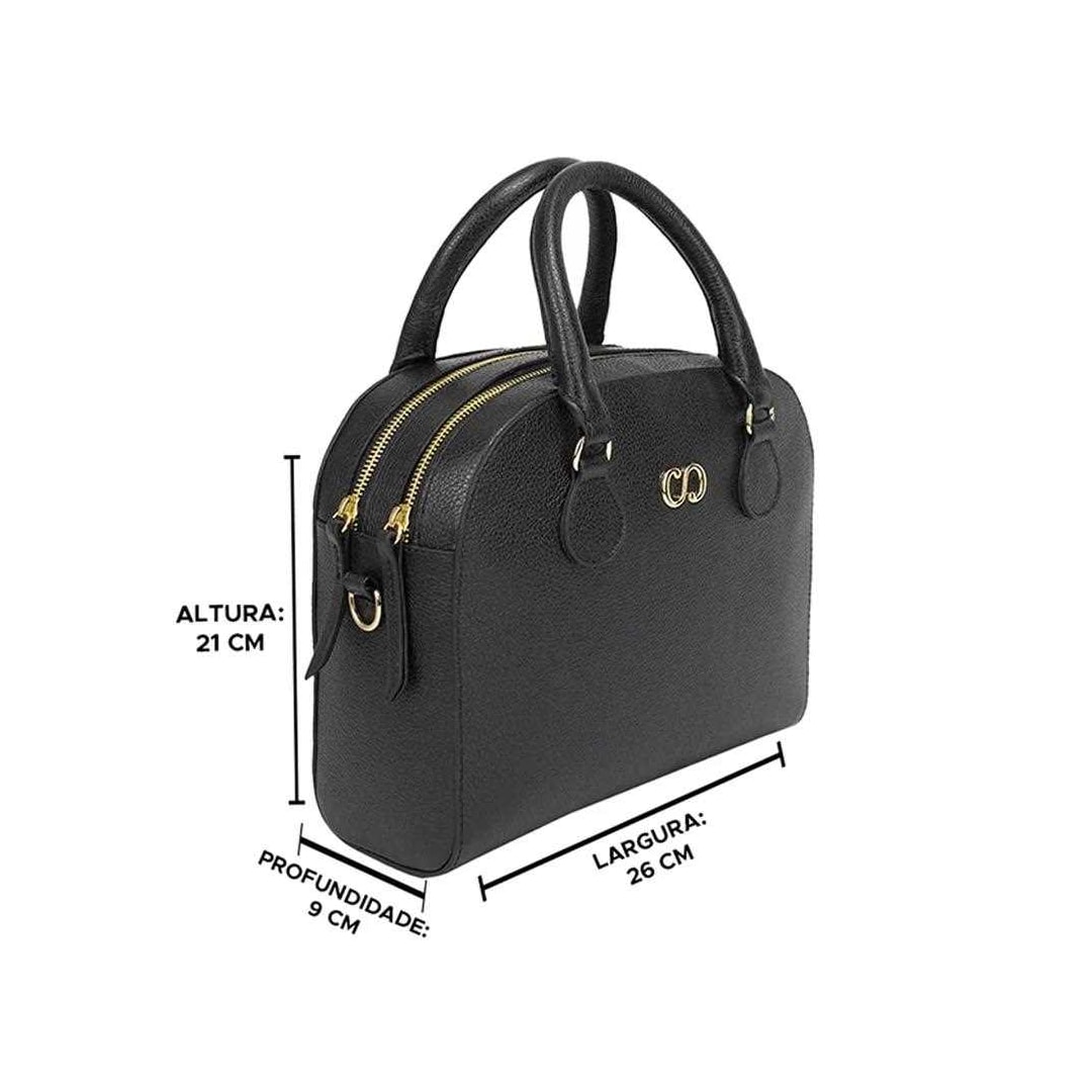 Bolsa Classe Feminina De Couro Tote 2987 Preto