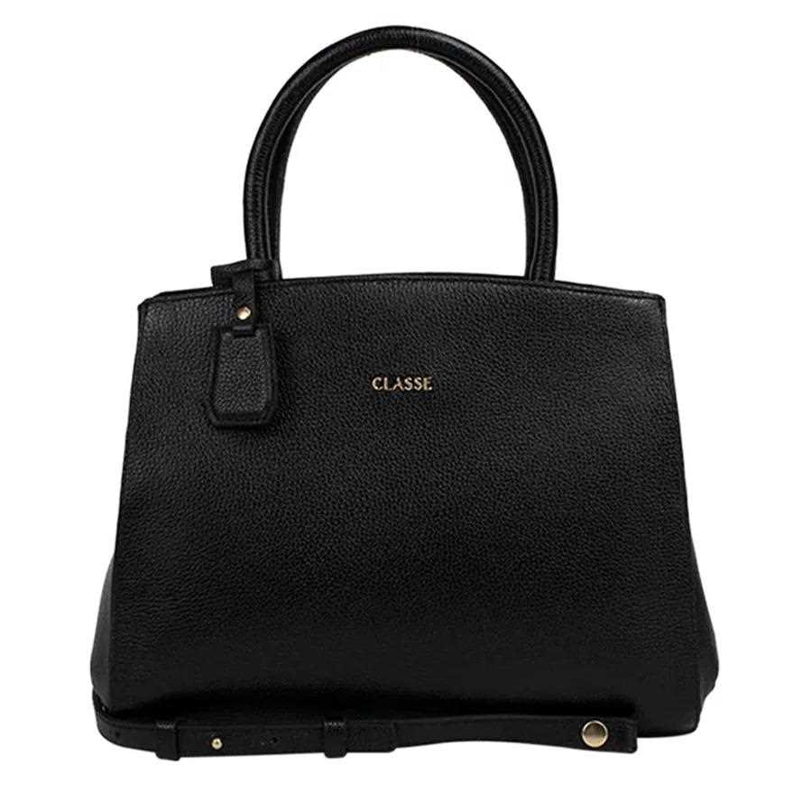 Bolsa Classe Feminina De Couro Tote 3188 Preto