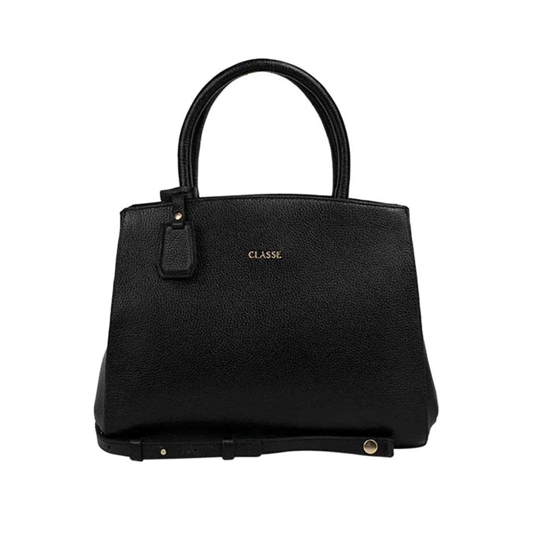 Bolsa Classe Feminina De Couro Tote 3188 Preto Bolsa Classe Feminina De Couro Tote 3188 Preto