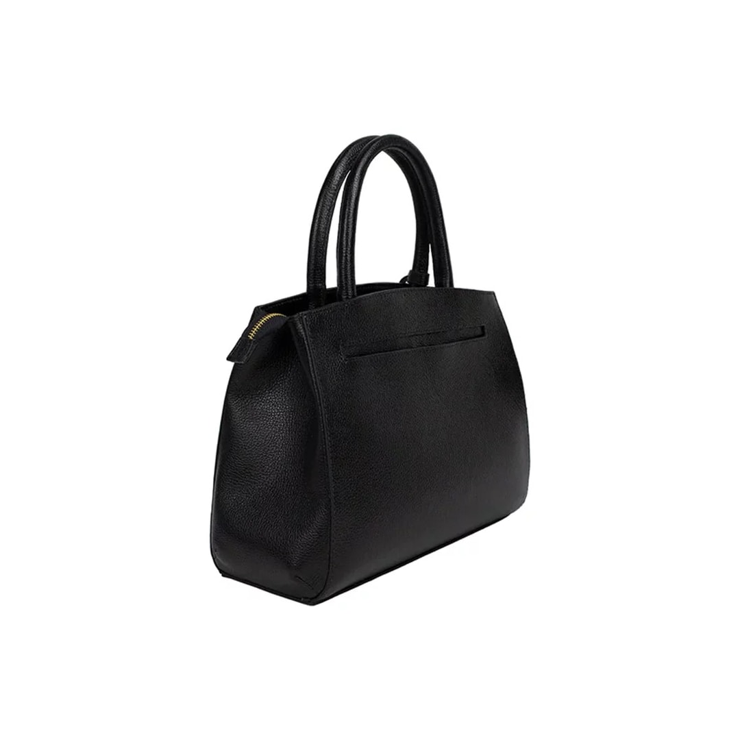 Bolsa Classe Feminina De Couro Tote 3188 Preto