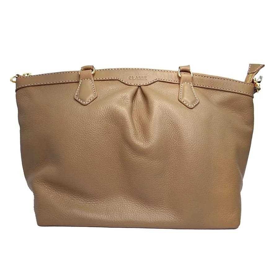 Bolsa Classe Feminina De Couro Tote 3205 Crepe