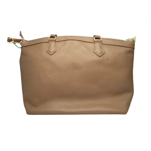 Detalhe - Bolsa Classe Feminina De Couro Tote 3205 Crepe