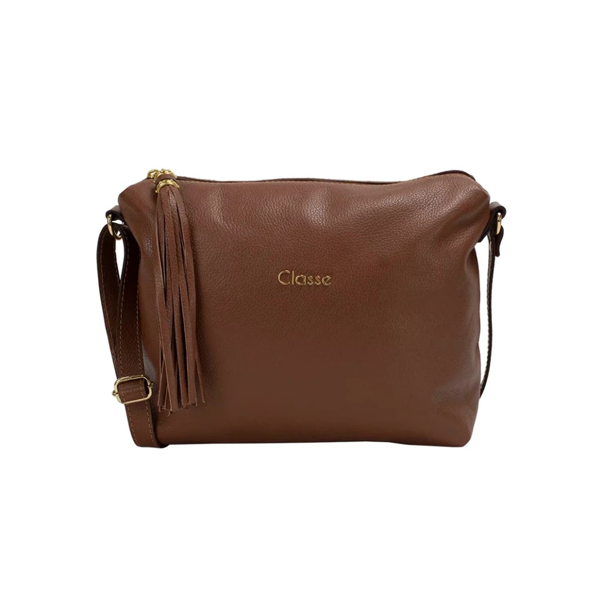 Bolsa Classe Feminina Tiracolo De Couro 1751 Castor Bolsa Classe Feminina Tiracolo De Couro 1751 Castor