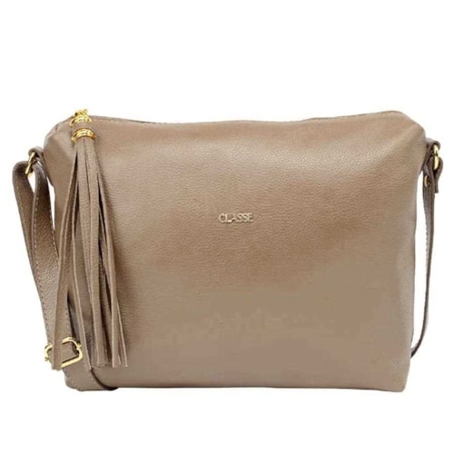 Bolsa Classe Feminina Tiracolo De Couro 1751 Crepe