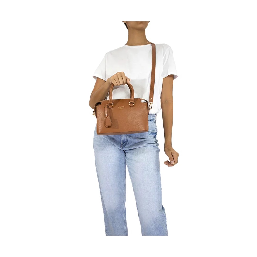 Bolsa Classe Feminina Tiracolo De Couro 2252 Nocciola Bolsa Classe Feminina Tiracolo De Couro 2252 Nocciola