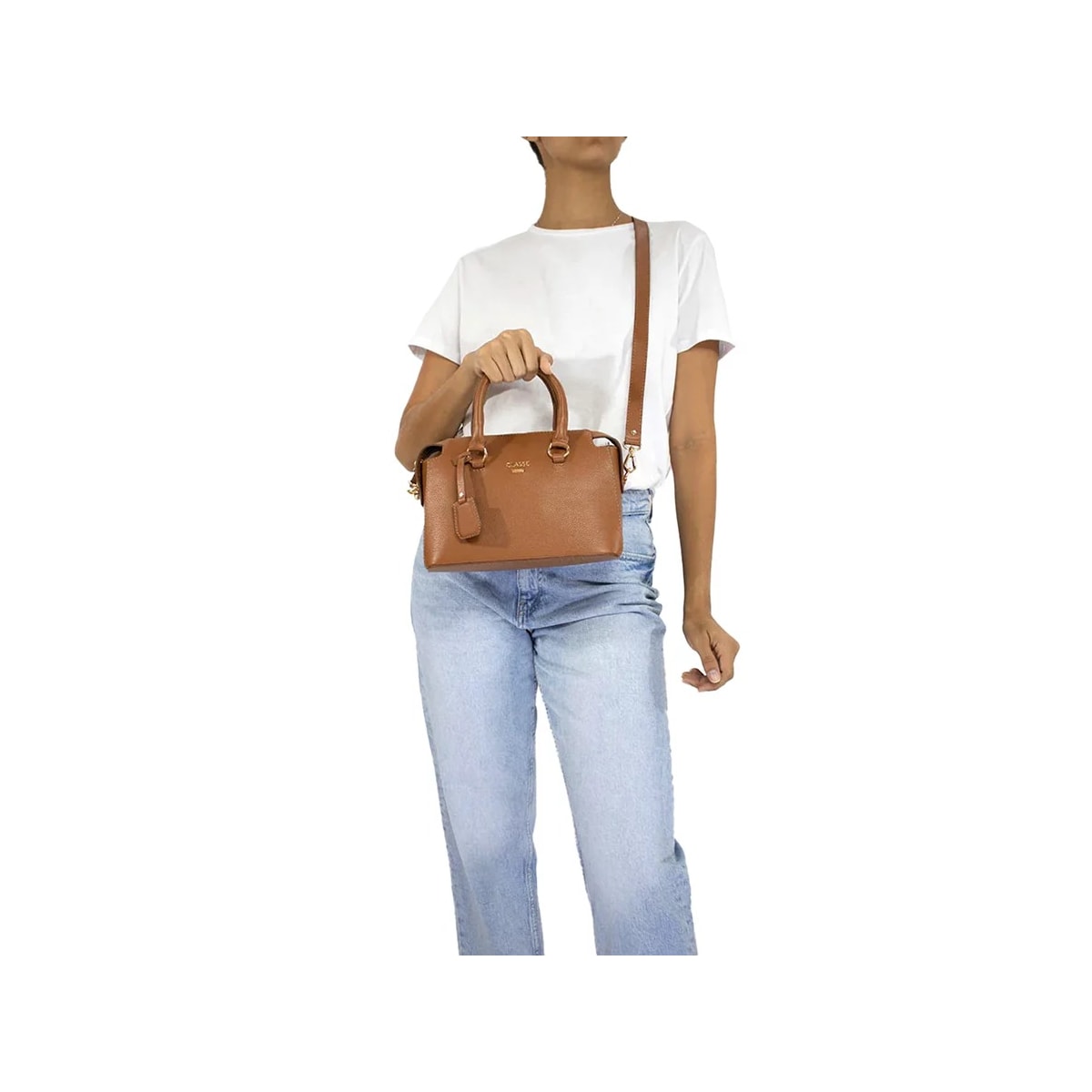 Bolsa Classe Feminina Tiracolo De Couro 2252 Nocciola Bolsa Classe Feminina Tiracolo De Couro 2252 Nocciola