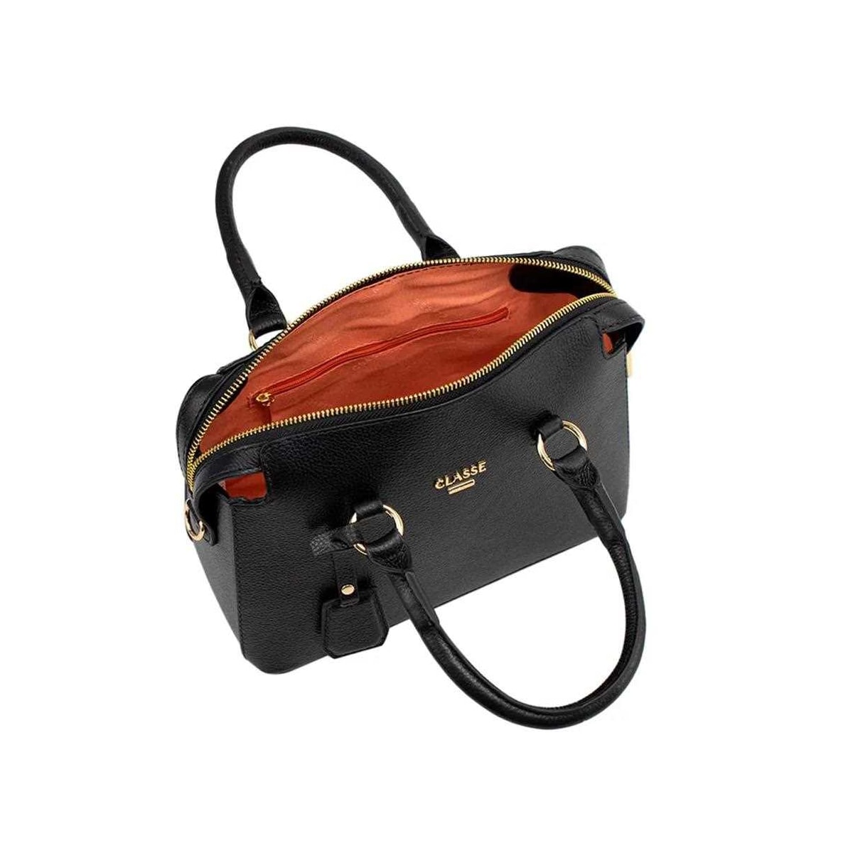 Bolsa Classe Feminina Tiracolo De Couro 2252 Preto Bolsa Classe Feminina Tiracolo De Couro 2252 Preto