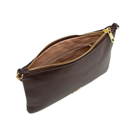 Detalhe - Bolsa Classe Feminina Tiracolo De Couro 302 Laca