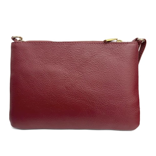 Detalhe - Bolsa Classe Feminina Tiracolo De Couro 302 Laca