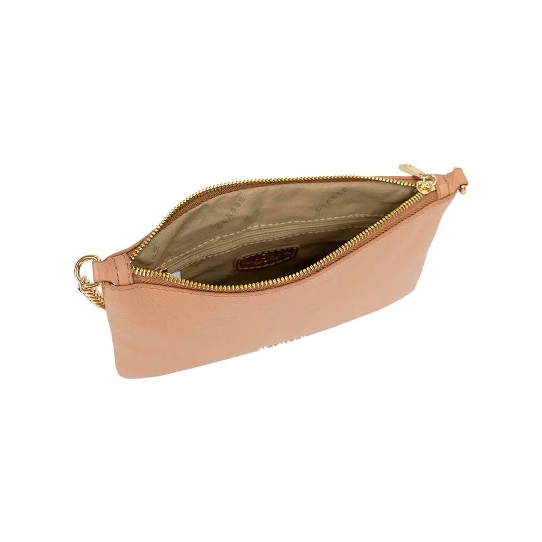 Bolsa Classe Feminina Tiracolo De Couro 302 Tan Bolsa Classe Feminina Tiracolo De Couro 302 Tan
