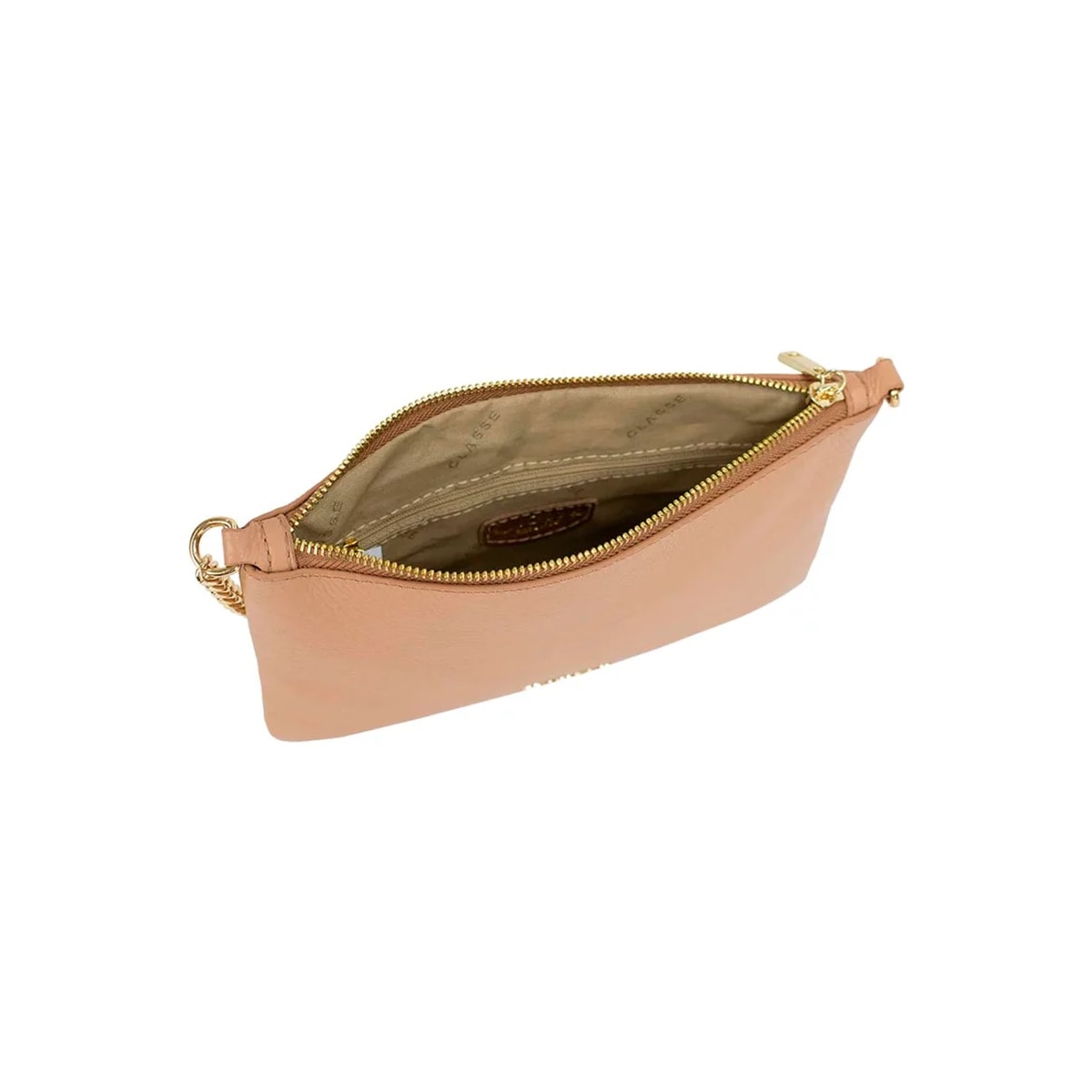 Bolsa Classe Feminina Tiracolo De Couro 302 Tan Bolsa Classe Feminina Tiracolo De Couro 302 Tan