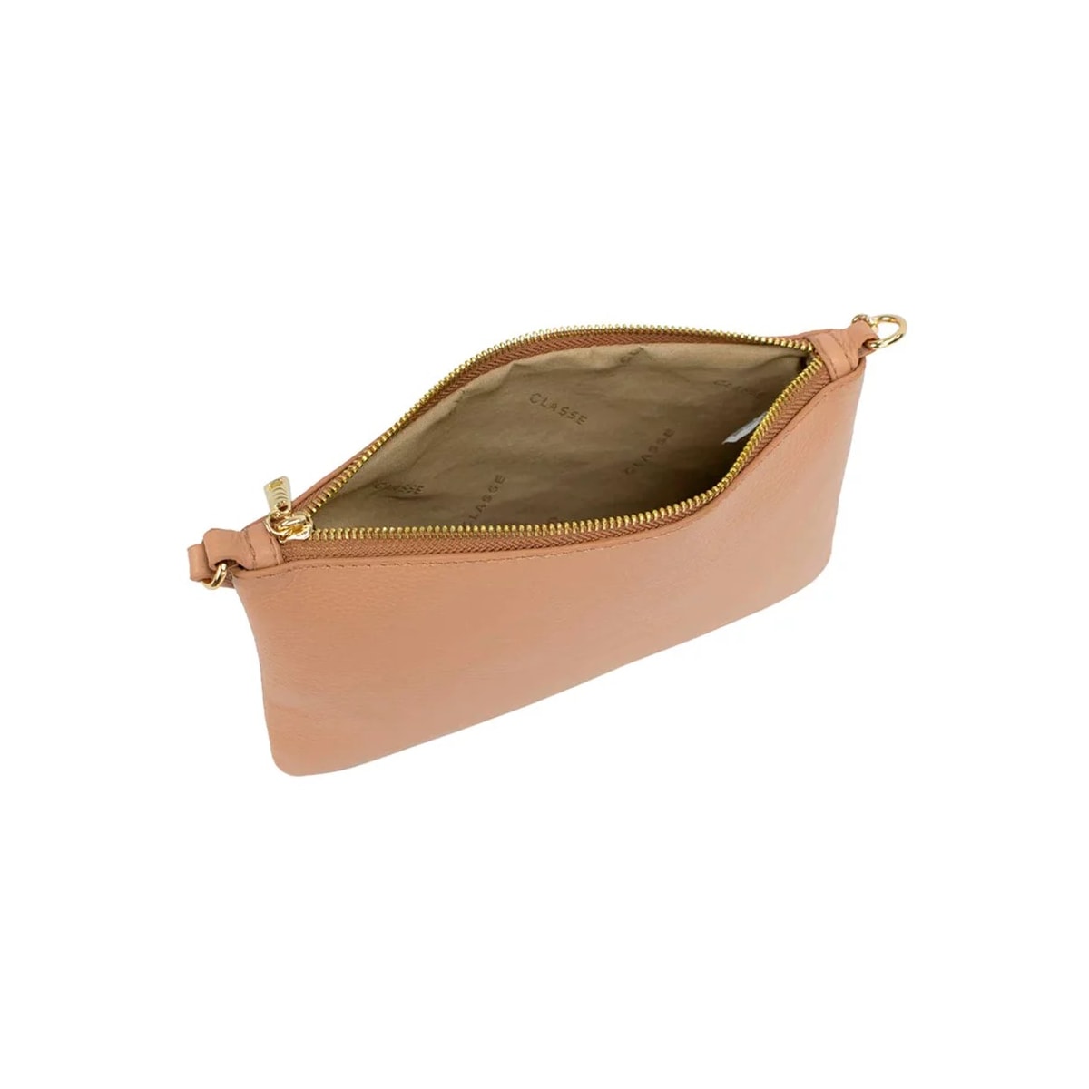 Bolsa Classe Feminina Tiracolo De Couro 302 Tan Bolsa Classe Feminina Tiracolo De Couro 302 Tan