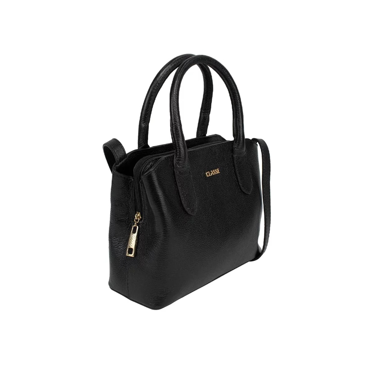 Bolsa Classe Feminina Tiracolo De Couro 3096 Preto Bolsa Classe Feminina Tiracolo De Couro 3096 Preto