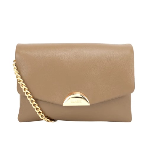 Bolsa Classe Feminina Tiracolo De Couro 3113 Crepe