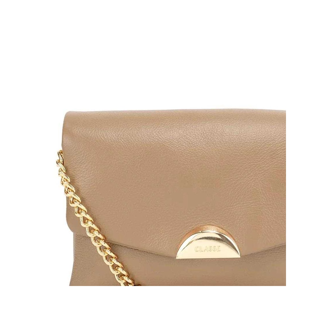 Bolsa Classe Feminina Tiracolo De Couro 3113 Crepe