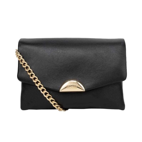 Bolsa Classe Feminina Tiracolo De Couro 3113 Preto