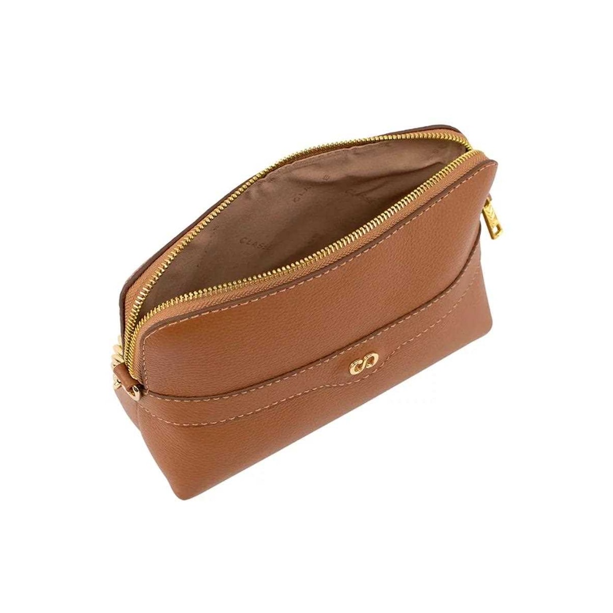 Bolsa Classe Feminina Tiracolo De Couro 3130 Nocciola Bolsa Classe Feminina Tiracolo De Couro 3130 Nocciola
