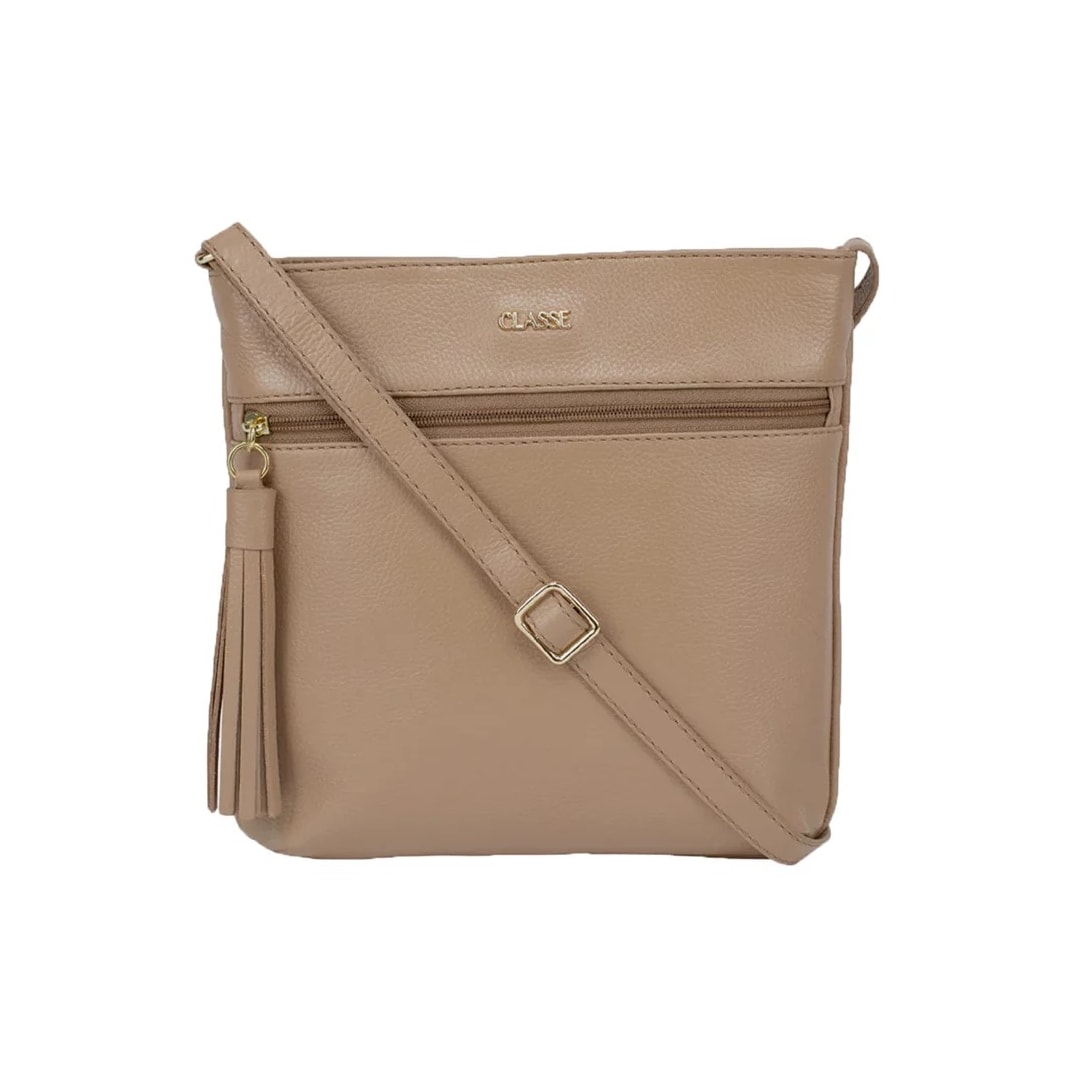 Bolsa Classe Feminina Tiracolo De Couro 3136 Crepe Bolsa Classe Feminina Tiracolo De Couro 3136 Crepe