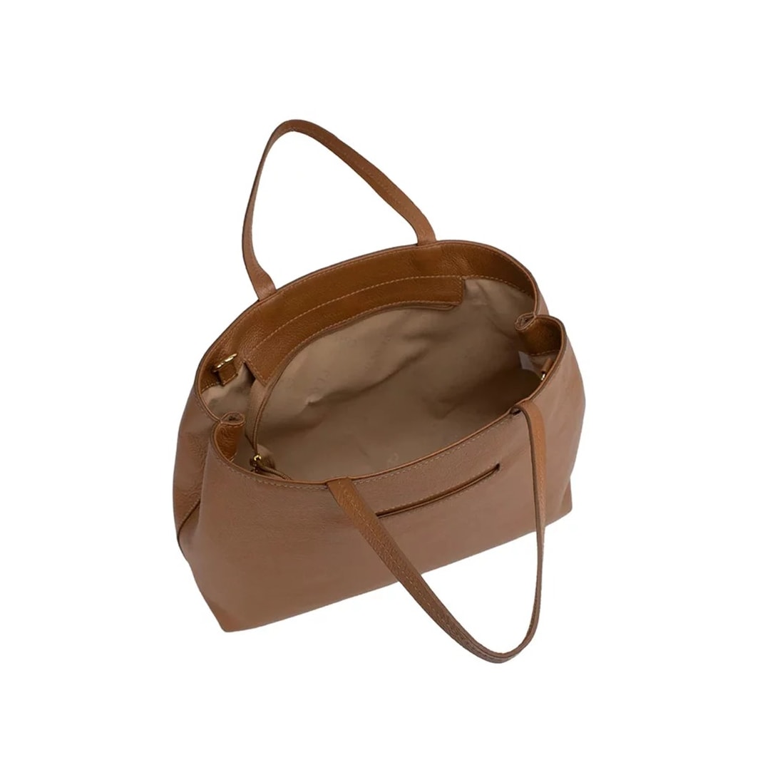 Bolsa Classe Feminina Tote De Couro 3138 Nocciola Bolsa Classe Feminina Tote De Couro 3138 Nocciola