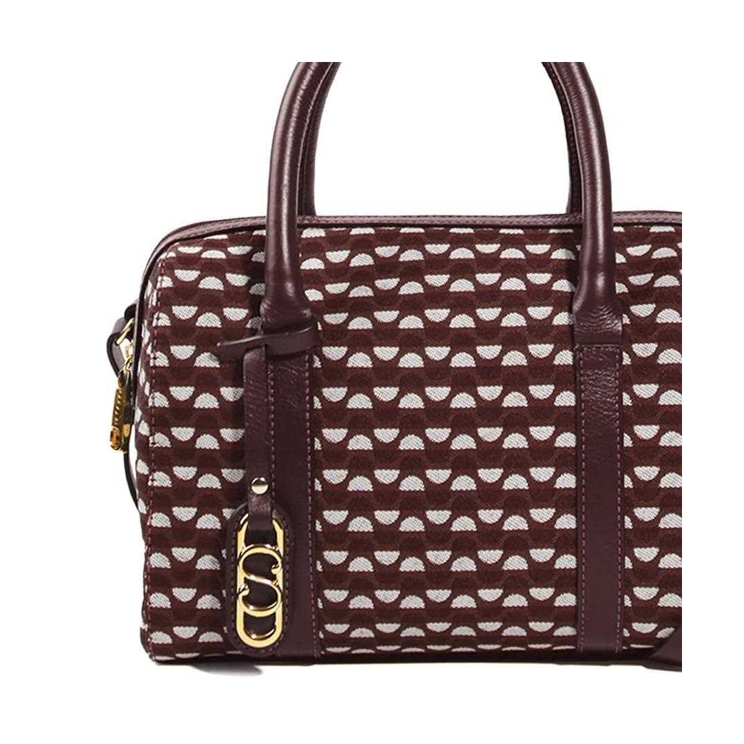 Bolsa Classe Feminina Tote Jacquard J004 Bordo/Bordo Bolsa Classe Feminina Tote Jacquard J004 Bordo/Bordo