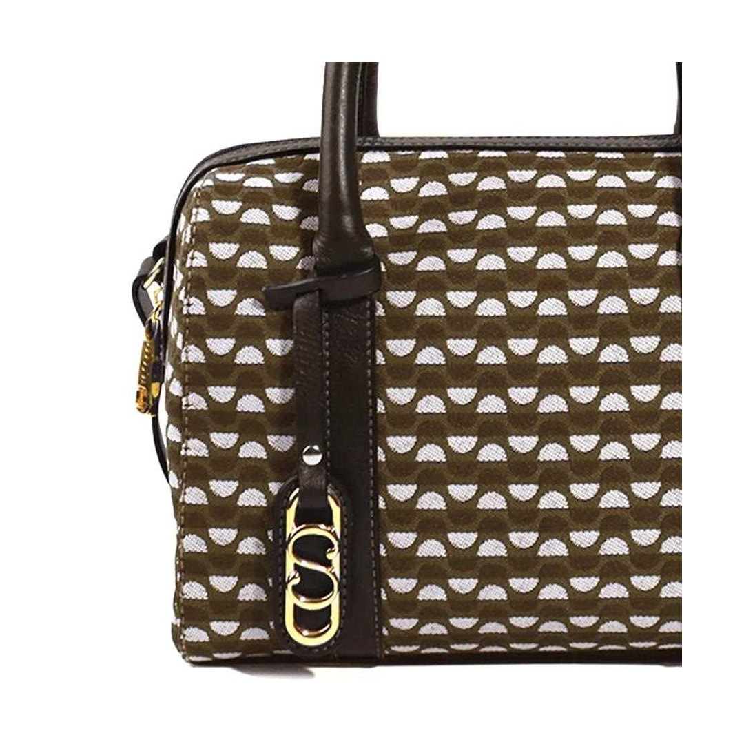 Bolsa Classe Feminina Tote Jacquard J004 Nocciola/Brown Bolsa Classe Feminina Tote Jacquard J004 Nocciola/Brown